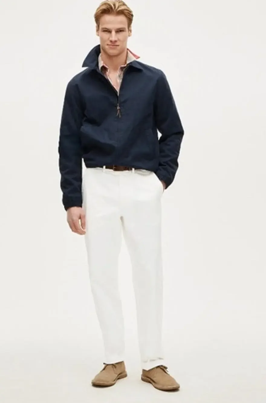NWT J. Crew Men's Classic Chino Pant White 31/32